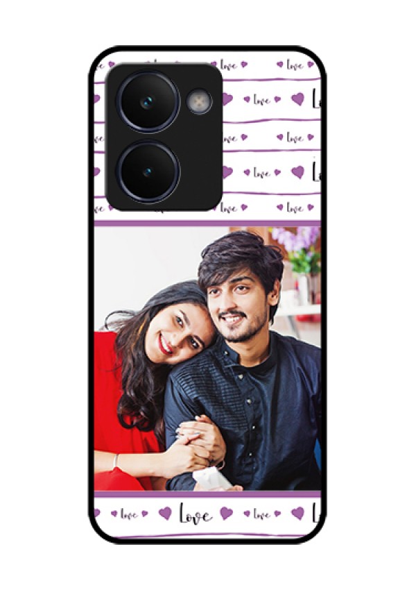 Realme P3 Ultra 5G Custom Glass Phone Case - Couples Heart Design