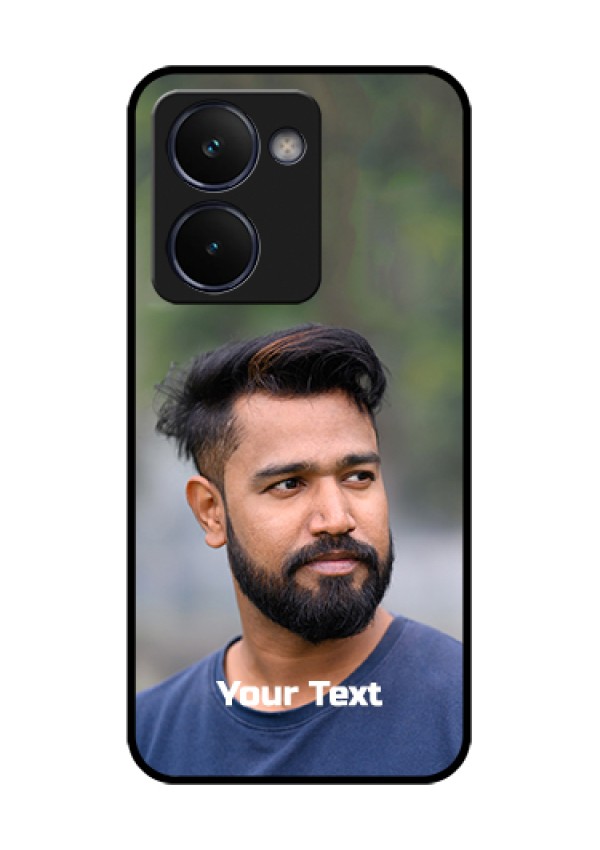 Realme P3 Ultra 5G Custom Glass Phone Case - Photo With Text Design