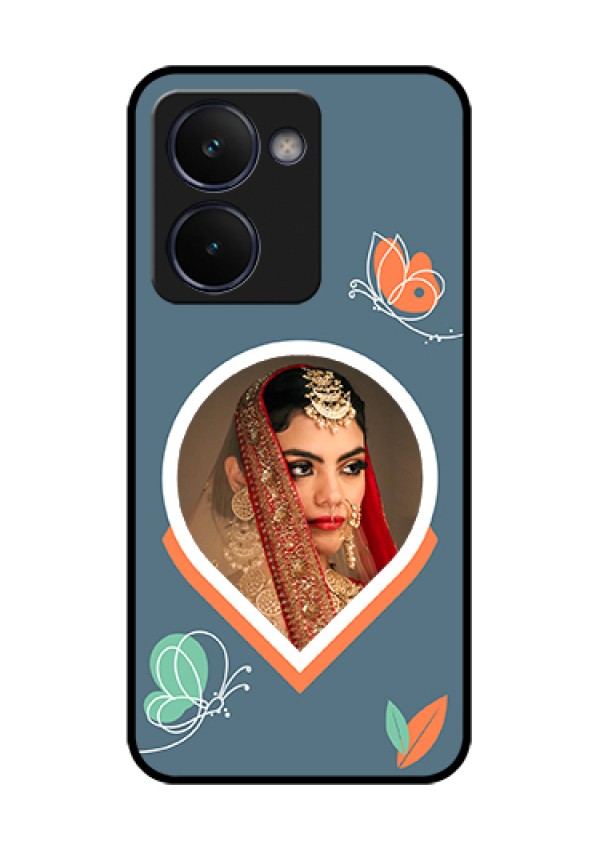 Realme P3 Ultra 5G Custom Glass Phone Case - Droplet Butterflies Design