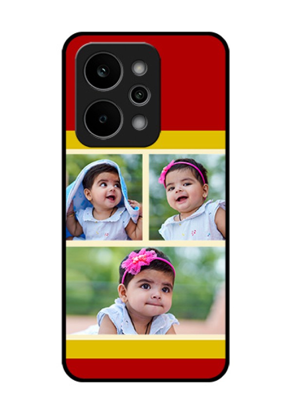Realme P4 Power 5G Custom Glass Phone Case - Multiple Pic Upload Design