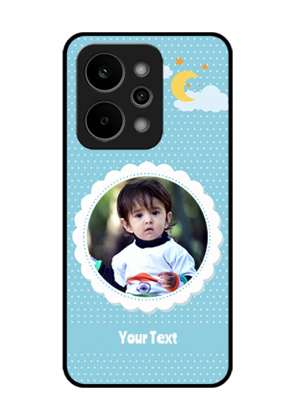 Realme P4 Power 5G Custom Glass Phone Case - Violet Pattern Design