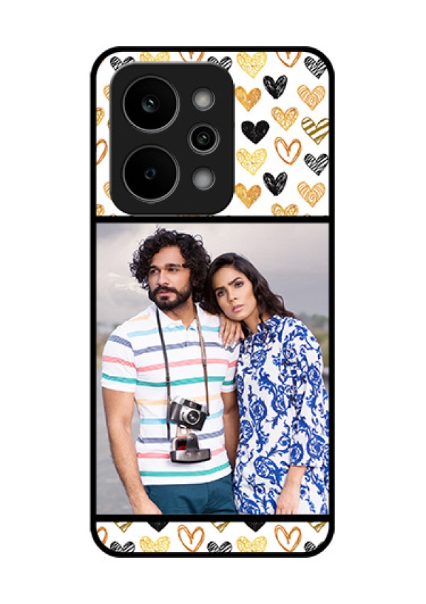 Realme P4 Power 5G Custom Glass Phone Case - Love Symbol Design