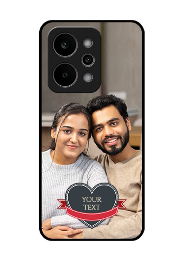 Realme P4 Power 5G Custom Glass Phone Case - Just Married Couple Design