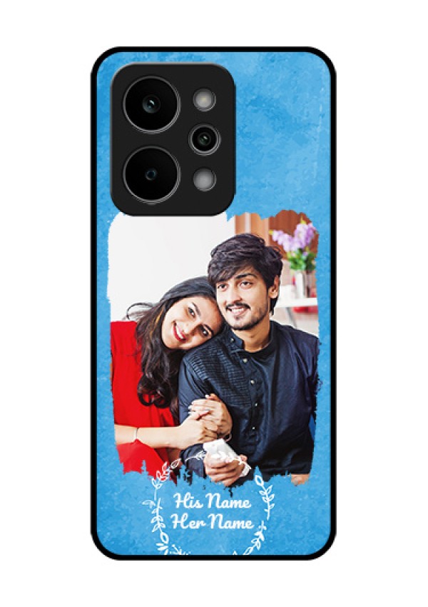Realme P4 Power 5G Custom Glass Phone Case - Blue Color Vintage Design