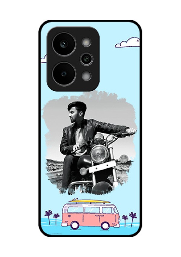Realme P4 Power 5G Custom Glass Phone Case - Travel & Adventure Design