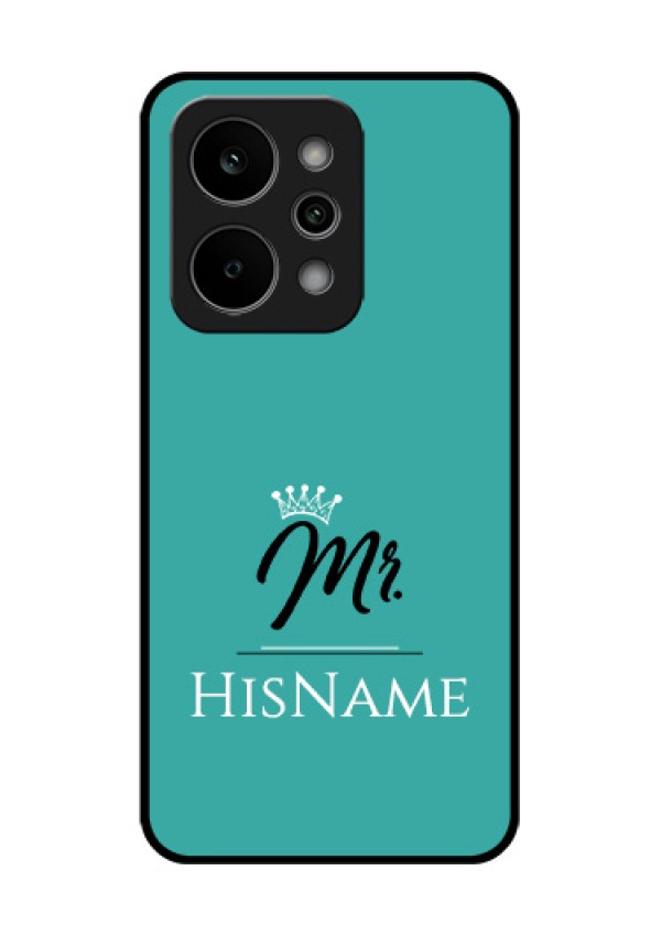 Realme P4 Power 5G Custom Glass Phone Case - Mr With Name Design
