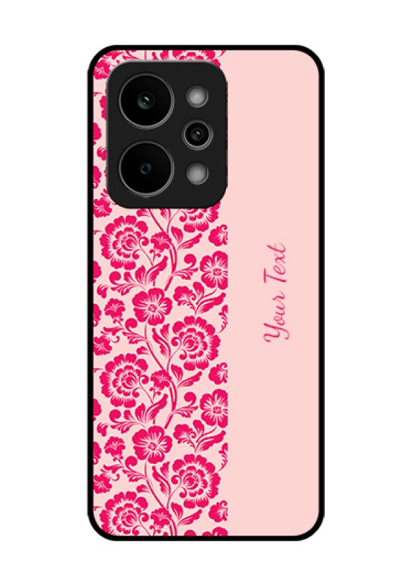 Realme P4 Power 5G Custom Glass Phone Case - Attractive Floral Pattern Design