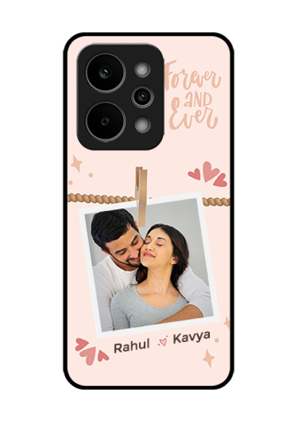 Realme P4 Power 5G Custom Glass Phone Case - Forever And Ever Love Design