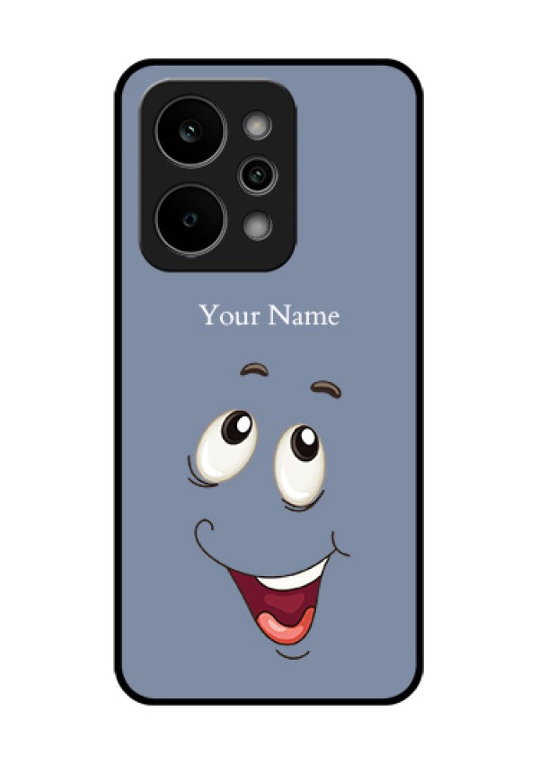 Realme P4 Power 5G Custom Glass Phone Case - Laughing Cartoon Face Design