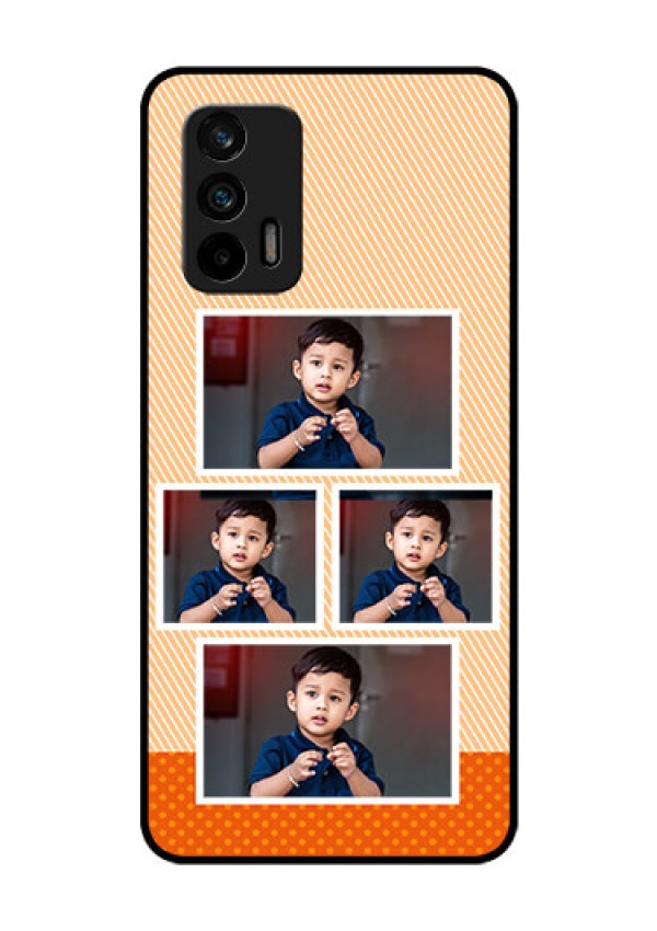 Realme X7 Max 5G Photo Printing on Glass Case - Bulk Photos Upload Design