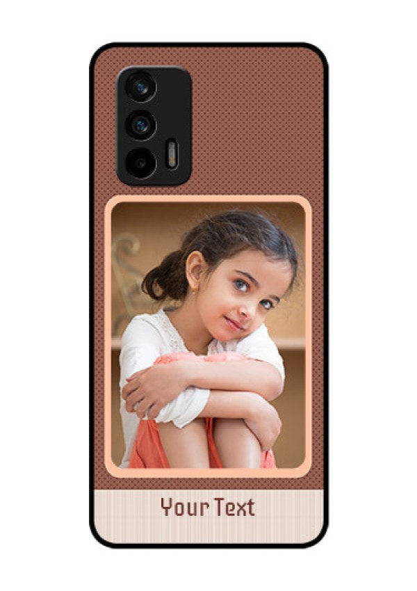 Realme X7 Max 5G Custom Glass Phone Case - Simple Pic Upload Design