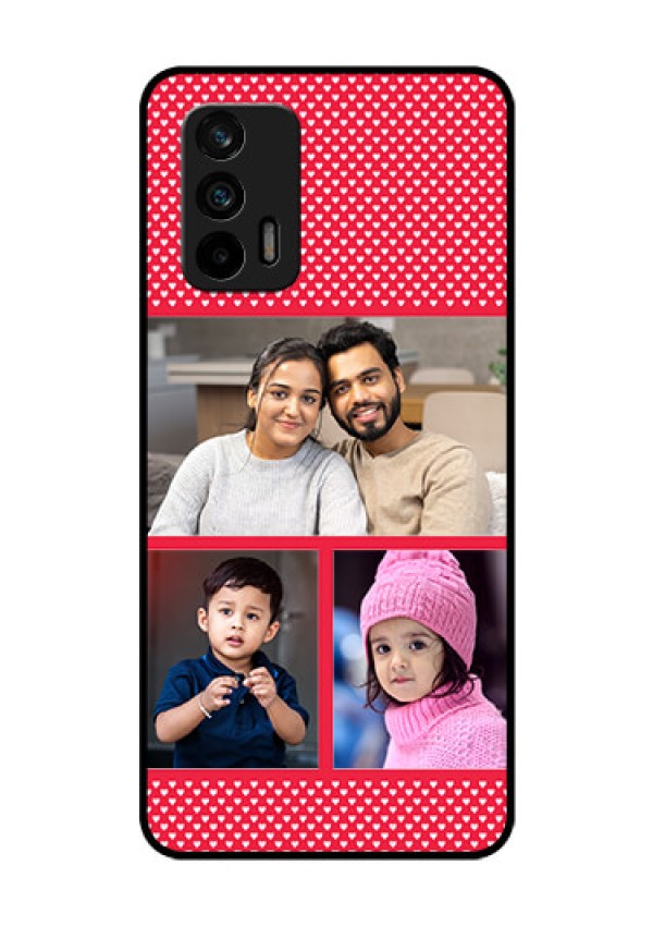 Realme X7 Max 5G Personalized Glass Phone Case - Bulk Pic Upload Design