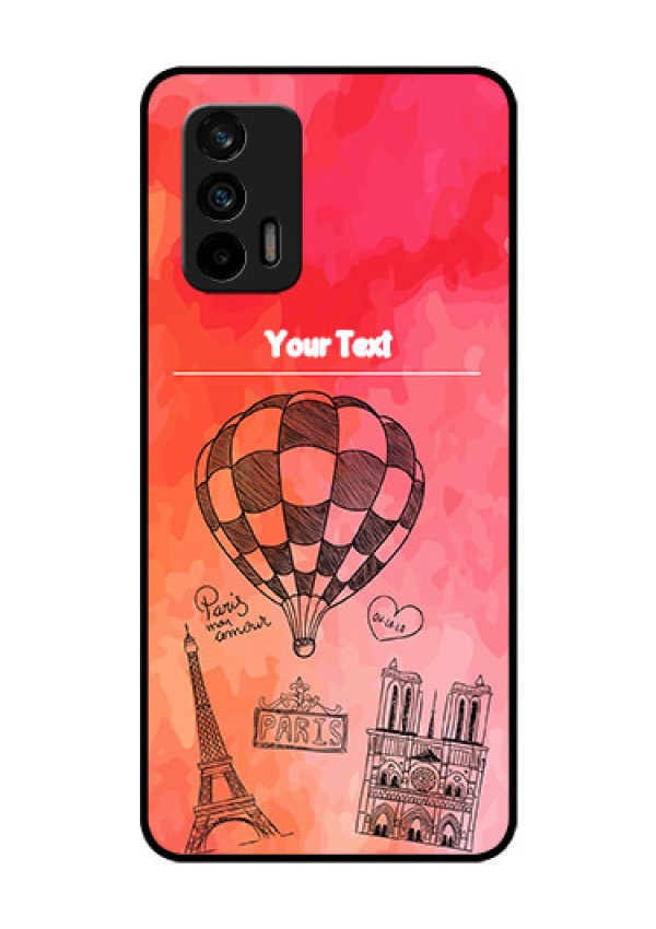 Realme X7 Max 5G Custom Glass Phone Case - Paris Theme Design