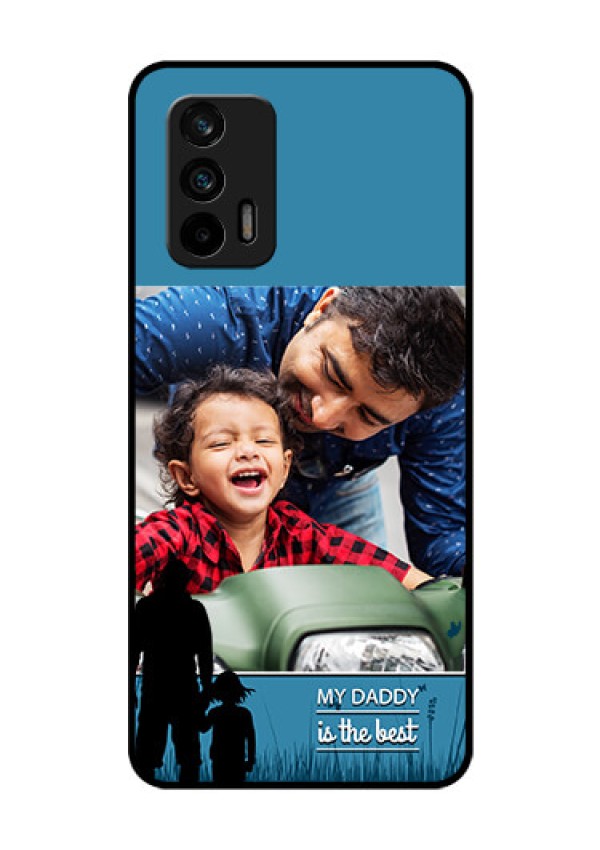 Realme X7 Max 5G Custom Glass Mobile Case - Best dad design 