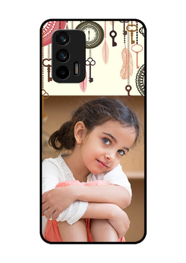 Realme X7 Max 5G Custom Glass Mobile Case - Boho Style Design