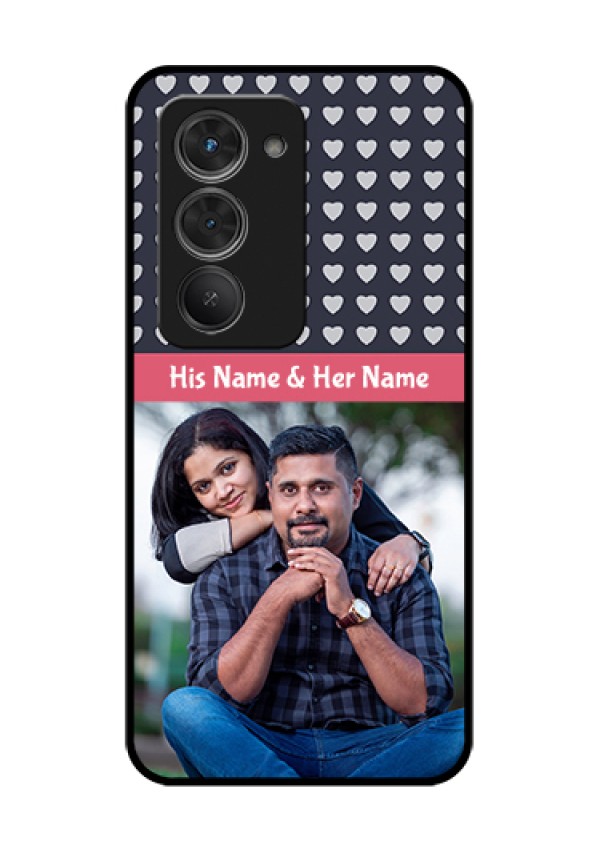 Redmi 15 5G Custom Glass Phone Case - Love Symbols Design