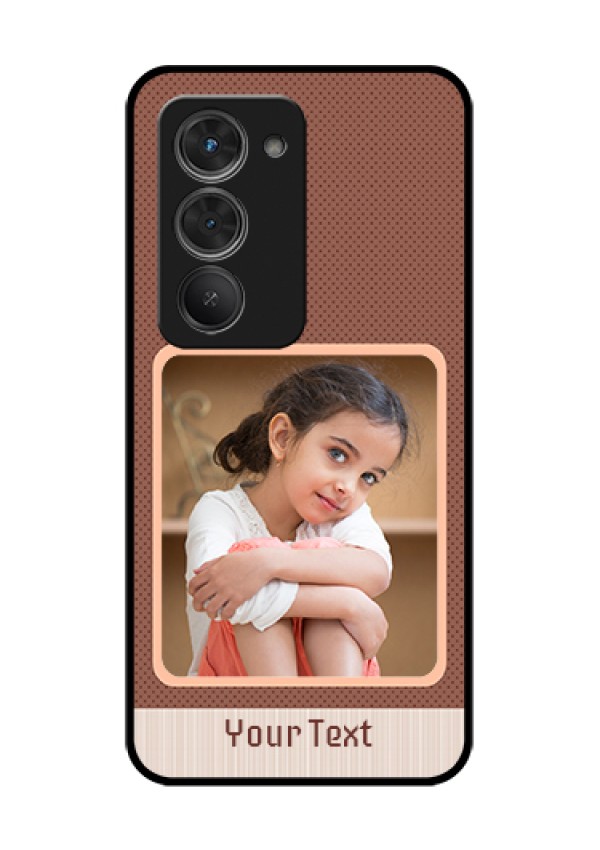 Redmi 15 5G Custom Glass Phone Case - Simple Pic Upload Design