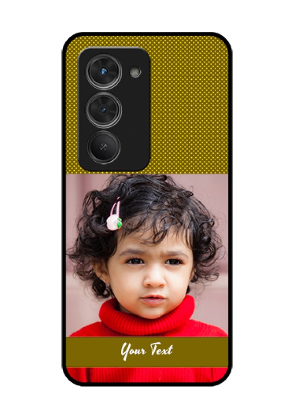 Redmi 15 5G Custom Glass Phone Case - Simple Green Color Design