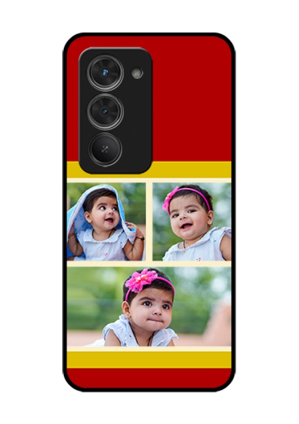 Redmi 15 5G Custom Glass Phone Case - Multiple Pic Upload Design