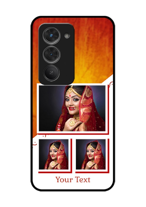 Redmi 15 5G Custom Glass Phone Case - Wedding Memories Design