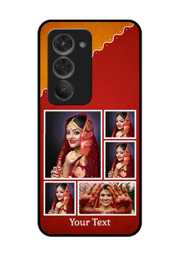 Redmi 15 5G Custom Glass Phone Case - Wedding Pic Upload Design