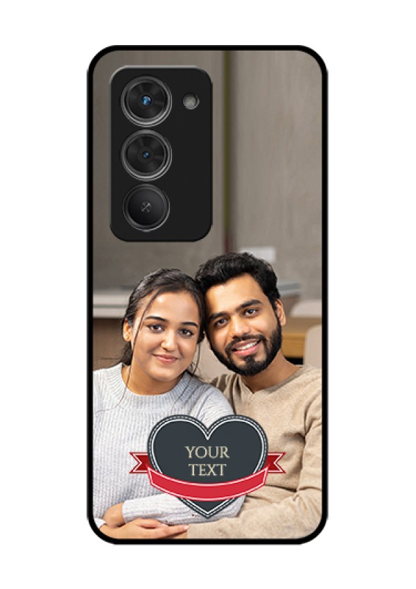 Redmi 15 5G Custom Glass Phone Case - Just Married Couple Design