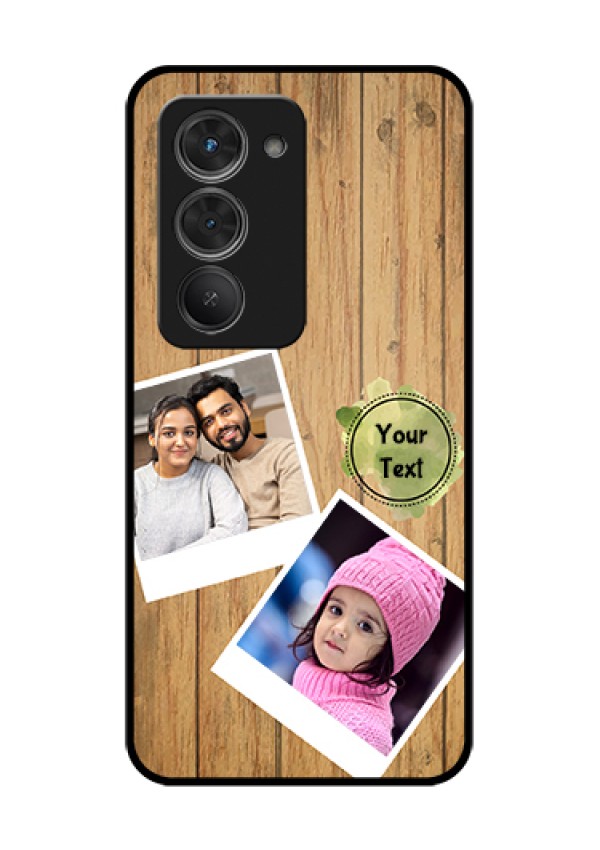 Redmi 15 5G Custom Glass Phone Case - Wooden Texture Design