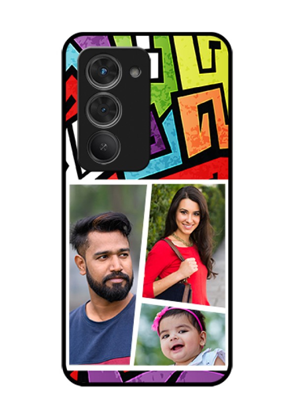 Redmi 15 5G Custom Glass Phone Case - Graffiti Pattern Design