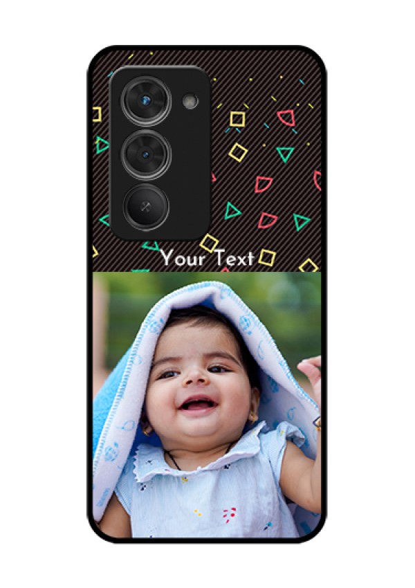 Redmi 15 5G Custom Glass Phone Case - With Confetti Birthday Design