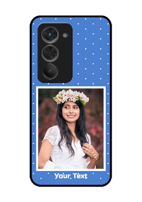 Redmi 15 5G Custom Glass Phone Case - Polka Dots Design