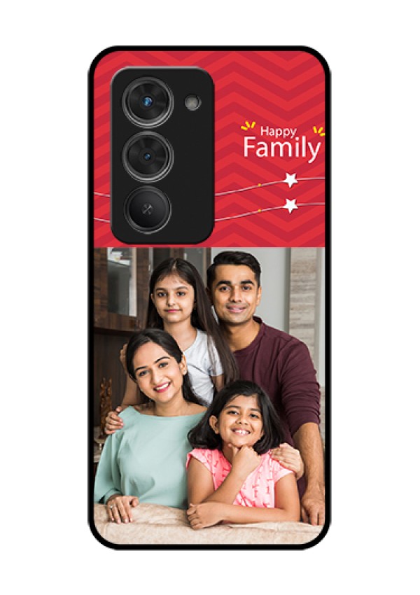 Redmi 15 5G Custom Glass Phone Case - Happy Family Design