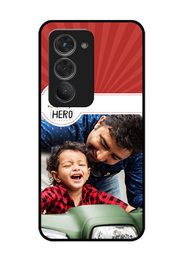 Redmi 15 5G Custom Glass Phone Case - My Dad Hero Design