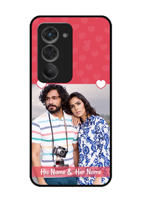 Redmi 15 5G Custom Glass Phone Case - Simple Love Design