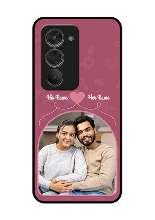 Redmi 15 5G Custom Glass Phone Case - Love Floral Design