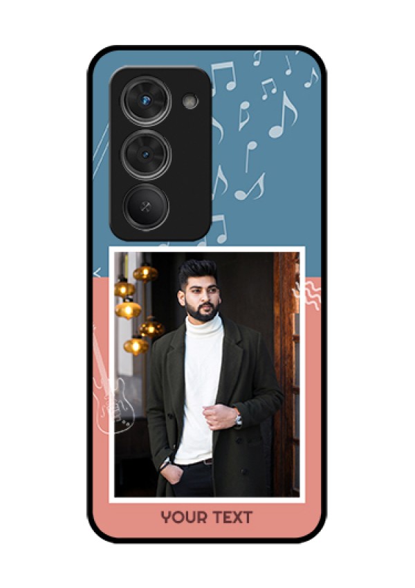 Redmi 15 5G Custom Glass Phone Case - With Color Musical Note Design
