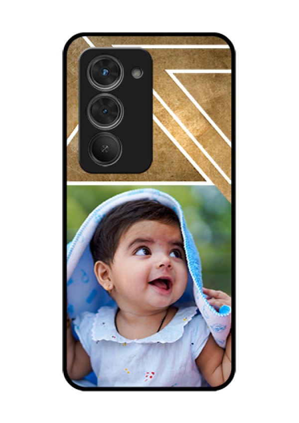 Redmi 15 5G Custom Glass Phone Case - Gradient Abstract Texture Design