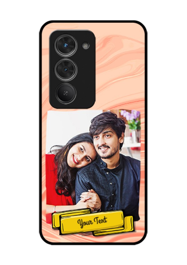 Redmi 15 5G Custom Glass Phone Case - Marble Texture Design