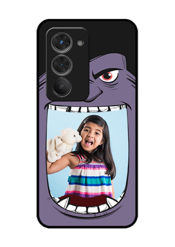 Redmi 15 5G Custom Glass Phone Case - Angry Monster Design
