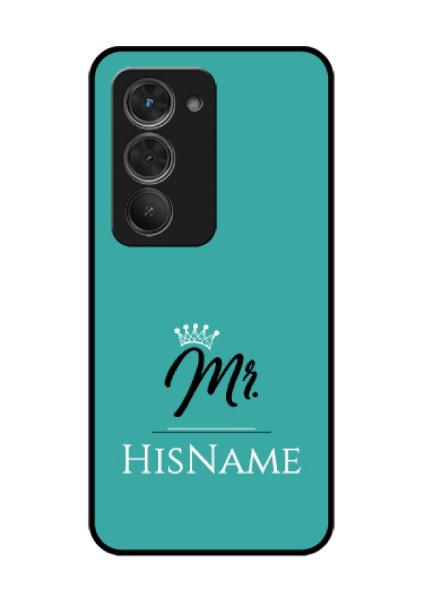 Redmi 15 5G Custom Glass Phone Case - Mr With Name Design