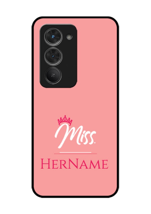 Redmi 15 5G Custom Glass Phone Case - Mrs With Name Design