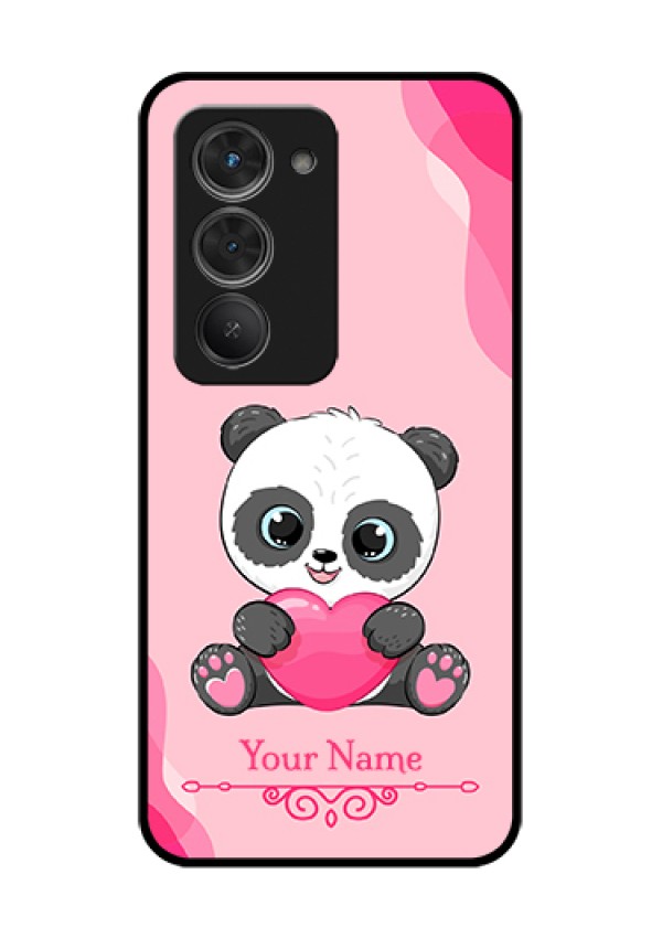 Redmi 15 5G Custom Glass Phone Case - Cute Panda Design