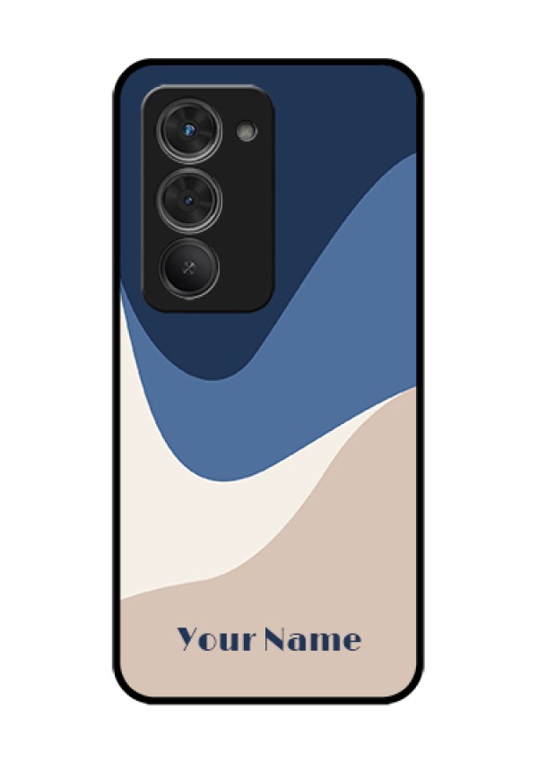 Redmi 15 5G Custom Glass Phone Case - Abstract Drip Art Design