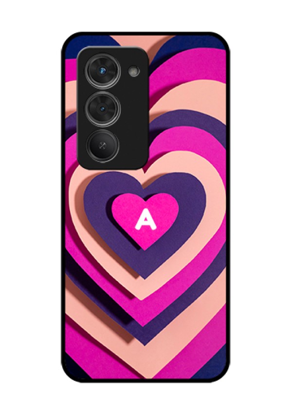 Redmi 15 5G Custom Glass Phone Case - Cute Heart Pattern Design