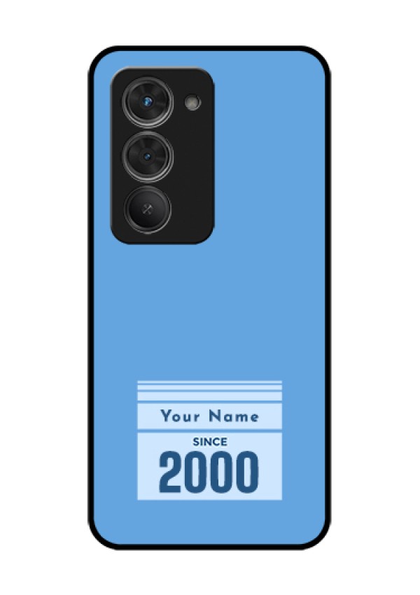 Redmi 15 5G Custom Glass Phone Case - Custom Year Of Birth Design