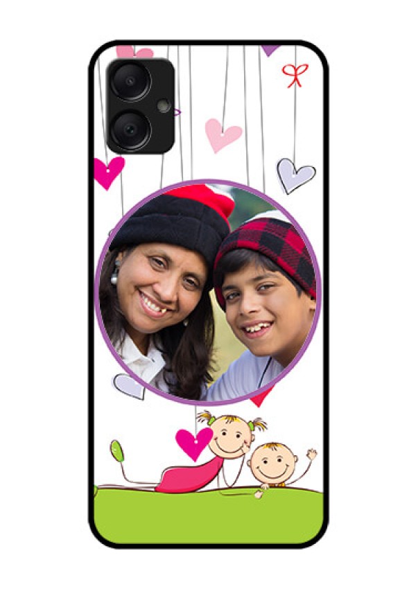 Galaxy A05 Custom Glass Phone Case - Cute Kids Phone Case Design