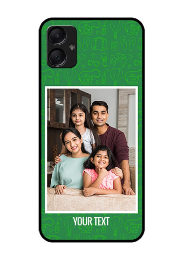 Galaxy A05 Custom Glass Phone Case - Picture Upload Design