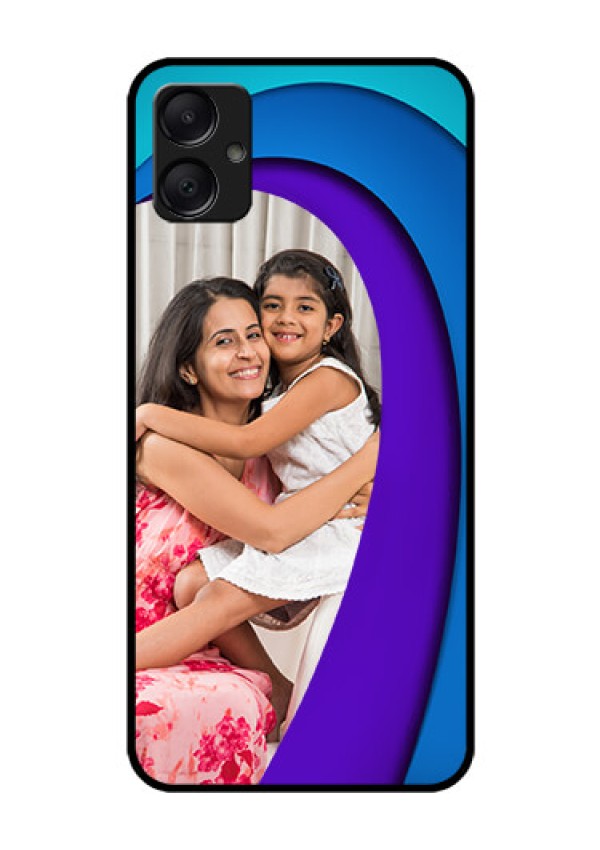 Galaxy A05 Custom Glass Phone Case - Simple Pattern Design
