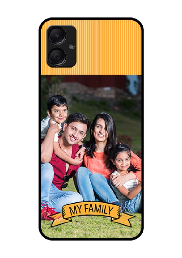 Galaxy A05 Custom Glass Phone Case - My Family Design