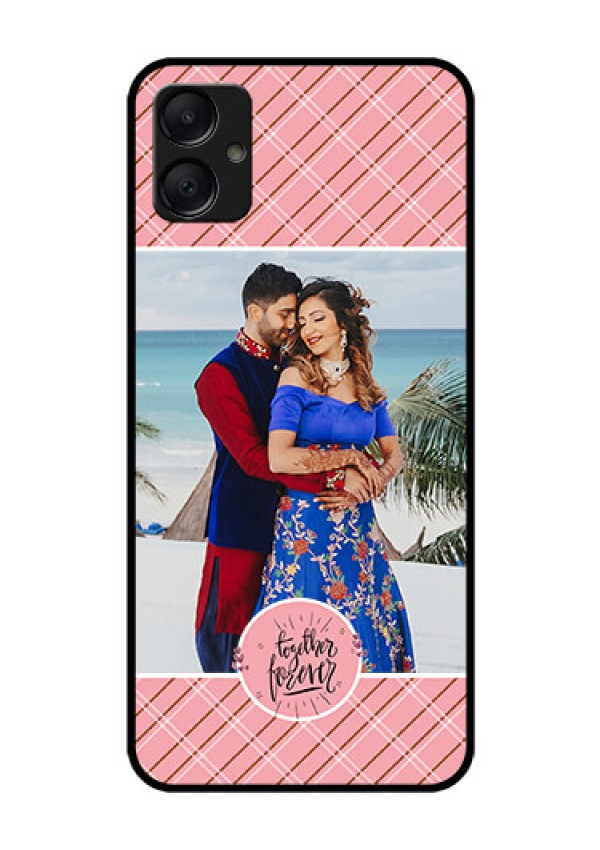 Galaxy A05 Custom Glass Phone Case - Together Forever Design