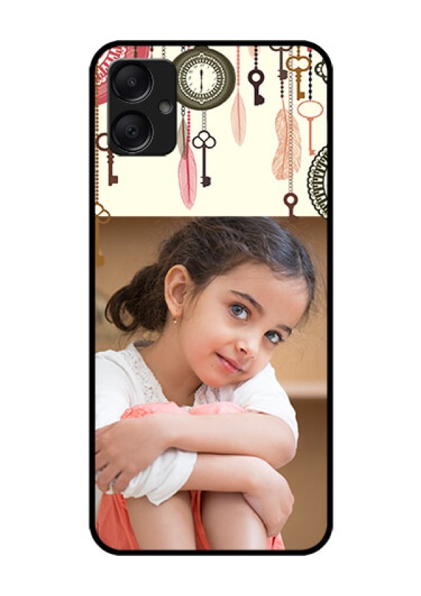 Galaxy A05 Custom Glass Phone Case - Boho Style Design